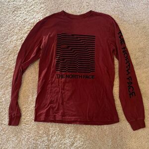 The-north-face Men's Burgundy and Red Shirt
